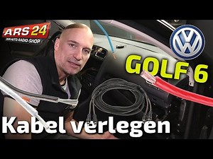 Kabel verlegen im VW Golf 6 | ARS24