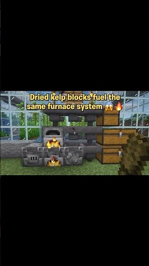 Minecraft Automatic Fuel Production from Self-Sustaining Kelp Farm