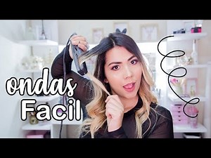 EASY WAVES/ WITH A HAIR STRAIGHTENER