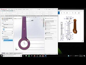 Haciendo Biela facil y rapido en SolidWorks!