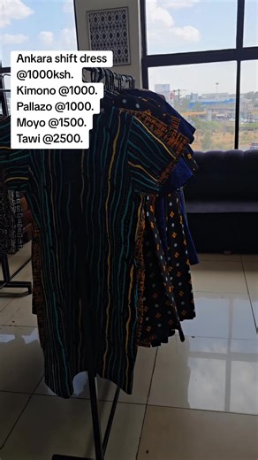 Stylish Ankara Shift Dresses and Kimonos for Sale