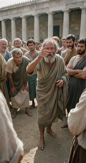 You walk through Ancient Athens during the construction of the Parthenon