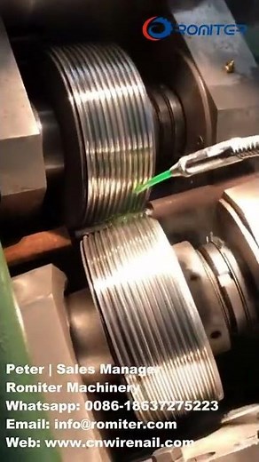 Machine de fabrication de tiges en acier à filetage complet à alimentation automatique ~ 1