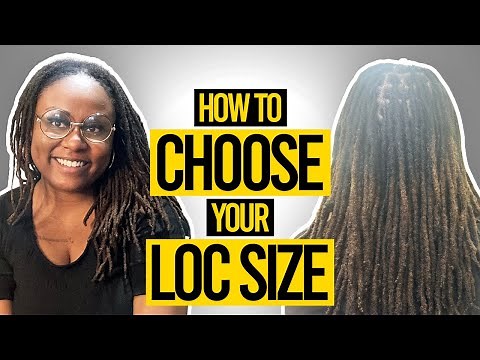 How To Choose Your Loc Size & Parting : Watch This BEFORE Starting Your Locs!
