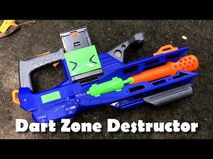 Honest Review: The Dart Zone Destructor (Full length hopper action)