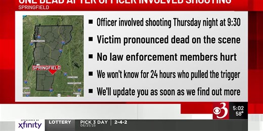 One dead after officer-involved shooting in Springfield
