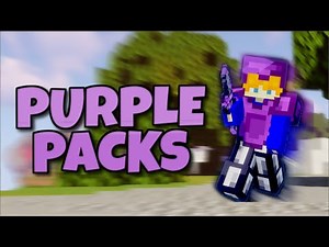 The BEST PURPLE Texture Packs for BEDWARS (1.8.9 PvP)