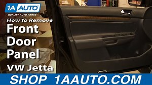 How To Remove Outer Front Door Panel 2005-10 Volkswagen Jetta