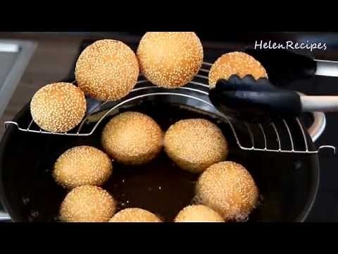 SESAME BALL RECIPE - Bánh rán / Bánh Cam | Helen's Recipes