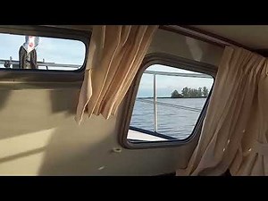 Fryslan 20250925 Aldhof uitzicht boot binnen