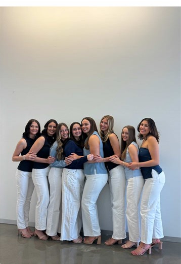 behind the scenes of our 2026 exec photoshoot! 🩵📸 #alphaxidelta #uiowa #sorority #axid #fyp