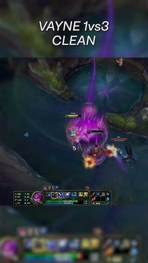 vayne 1vs3 clean! #leagueoflegends #vayne #jostus11