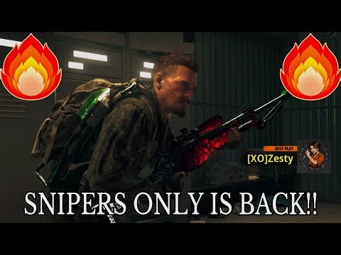 Snipers only is BACK in Black Ops 6!