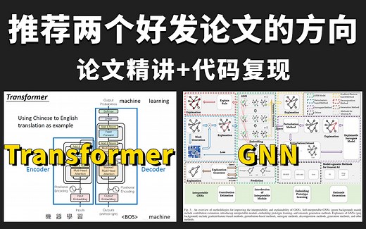 计算机视觉领域最好出发论文的两个研究方向：Transformer+GNN模型入门教程！论文精讲+代码复现，华理博士带你轻松搞定论文创新点！