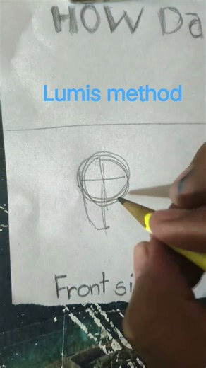 how to draw lomis method front and side#video #songs