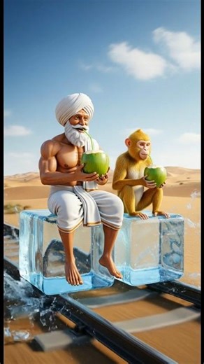 Tears of the Coconut Tree #ai #cartoon #animation