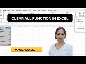 How to Clean Data in Excel Using Clear All | Beginner to Pro Guide