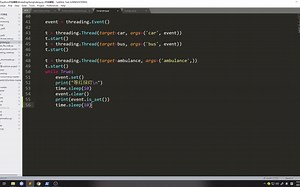 python多线程教程，多线程同步事件对象与计时器使用 #python - 抖音