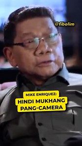 1K views · 22K reactions | Mike Enriquez: Hindi Mukhang Pang-Camera! #mikeenriquez #mikeenriquezbloopers #mikeenriquez24oras #mikeenriquezstory #fibolim #inspirational #motivational #fyp | Fibo Lim | Facebook