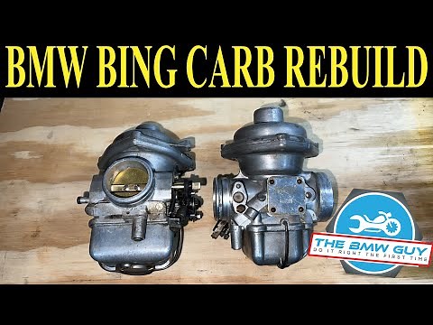 BMW BING 32mm and 40mm carb rebuild procedure EASY