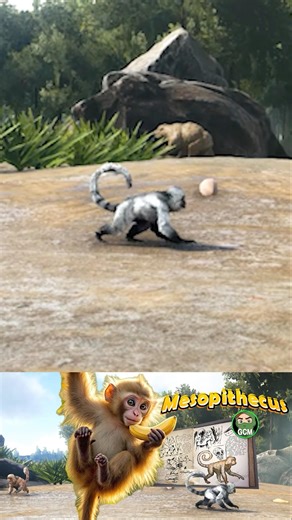 Mesopithecus | ลิงจิ๋วที่คู่ควร #ark #jurassicworld #dinosaur #gaming #short #fyp