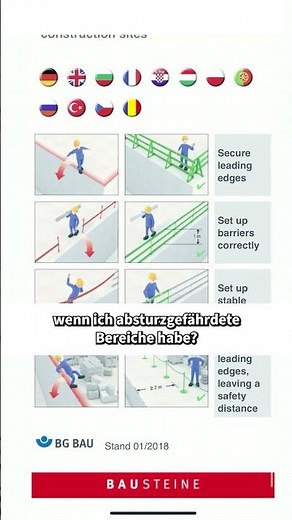 Bausteine - Viele Sprachen. Eine App. #bgbau #bausteine #baustelle #handwerk #bau #reinigung #tipps