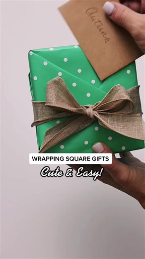 Cute & Easy Ways to Wrap Square Gifts - Wrapping Hacks & Ideas