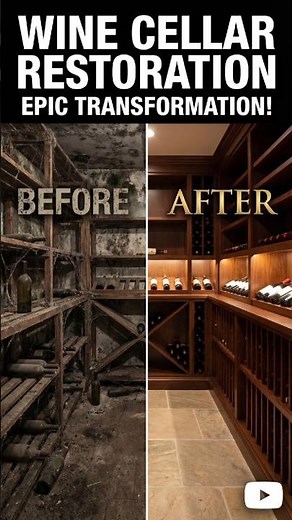 Building a Luxury Underground Wine Cellar (Full Timelapse Transformation)