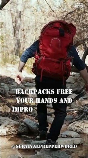 Urban Survival Mobility with Backpacks