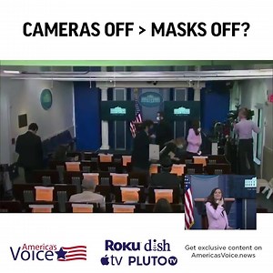 CNN reporter Kaitlan Collins caught removing face mask when she thought the cameras were off. Is it time to reconsider what you're learning from the mainstream media? | America's Voice News