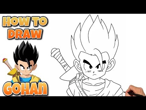 How To Draw Gohan | Dragon Ball DAIMA #drawing #dragonballdaima