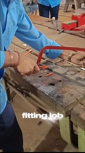 ITI fitter fitting job practical 💪💯 fitter student make practical 💥#iti#itifitter #shorts #itijobs