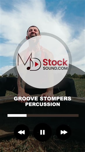 Percussion Background Music | Groove Stompers | MDStockSound #shorts