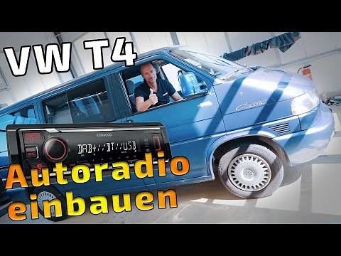 Installing a car radio in a VW T4 | Retrofitting DAB+ in your car | KMM-BT407DAB