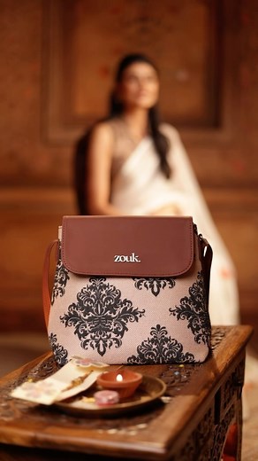 Zouk on Instagram: "Sling into the festive season with a bag that holds everything! 👜✨ This festive season, let the Zouk Sling Bag be the perfect blend of style and function, matching every desi ensemble with ease! ❤️ 👉Get the Zouk Sling Bags from zouk.co.in [Bags, Sling bag, Festive, Outfit, Fashion, Style, Rakhi, Raksha Bandhan] #Zouk #ZoukBags #SlingBags #WhatsInMyBag #WIMB #Festive #Fashion #Style #Outfit #Ootd #Rakhi #RakhiOutfit #RakshaBandhan #Handcrafted #ProudlyIndian #CrueltyFree #Ve