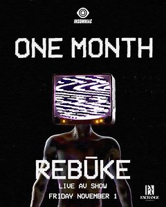 Immerse yourself in the breathtaking visual universe of @rebukemusic’s Live AV Show when he makes his #ExchangeLA headline debut one month from today. ✨ This one is going to be special! Secure your plans now before prices go up. → exchangela.com/rebuke | Exchange LA | Facebook
