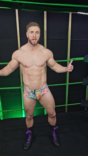 Max Hunter- Cutting His First Promo For UKWH- Muscled Hunk Debut