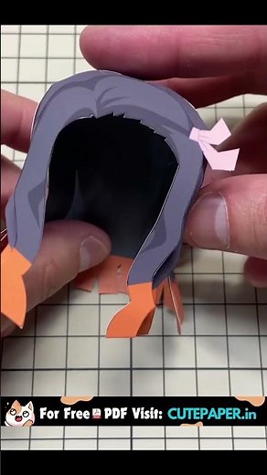 DIY Making Nezuko Kamado Paper Figure | Demon Slayer