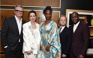 【搬运 英字】萨姆门德斯 科林费斯Empire of Light LA红毯采访