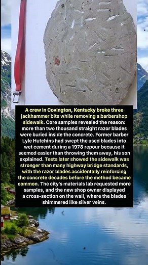 They Found 2,000 Razors in Concrete