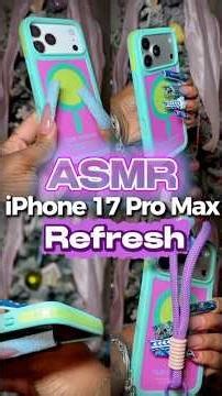 🔄 iPhone 17 Pro Max Refresh ASMR 📱✨ | Satisfying Tech Sounds