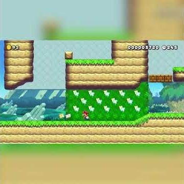 Green Hills by UzziaHeart #shorts 🍄Super Mario Maker 2 Switch 2 No Commentary #dxl
