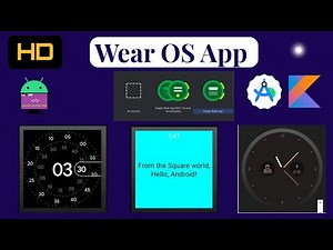 ⌚Wear OS App in Android Studio ||⌚Smart Wearables