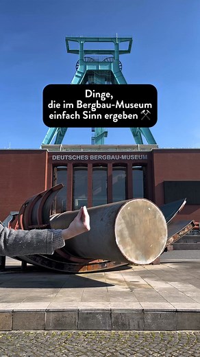 Things that just make sense... im Bergbau-Museum! ⛏️✨. Von faszinierenden Exponaten bis zu echten Bergbau-Highlights – bei uns gibt es Dinge, die einfach Sinn machen! 😍 Komm vorbei und entdecke sie selbst. | Deutsches Bergbau-Museum Bochum