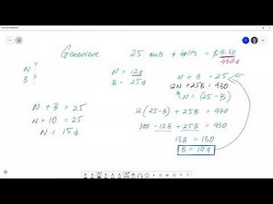 Applications of Simultaneous Linear Equations