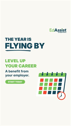 What did you do with your career this year? You said you’d take that class. You said you wanted that promotion. You said someday you’d advance your career. Someday starts now. Check your benefits page to confirm eligibility, then log in to EdAssist to book your first session. | EdAssist by Bright Horizons | Facebook
