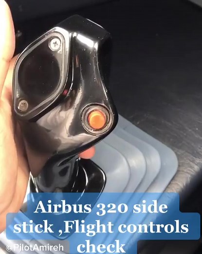How @Airbus #a320 side stick works. #reels #airbus #aircraft #flight #flightcontrol #loveaviation #aviation | Pilotamireh