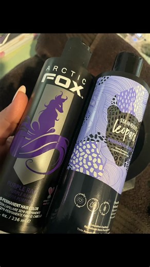 Arctic fox- purple rain & strawberry leopard- prismatic purple #hair #hairvideos #hairtok #hairgoals #purplehair #splithairdye #hairinspo #sallybeauty #arcticfox #arcticfoxhaircolor #strawberryleopard #hairstylistsoftiktok #haircolorvideos #hairbeforeandafter #hairtutorials #haircolor