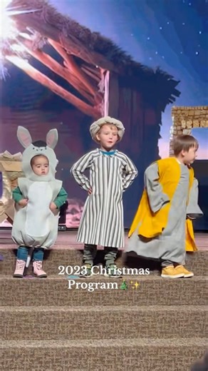 1.2K views · 109 reactions | The kids Christmas program was so much fun! Samuel was Joseph and the triplets played jungle bells!懶✨#christmaswithtriplets #lifewithtripletsplusone #christmasprogram2023 | Life with Triplets. | Facebook