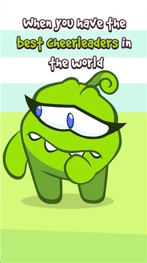 Who Is Your Biggest Cheerleader?🎉Funny Cartoon For Kids #shorts #omnom #omnomstories